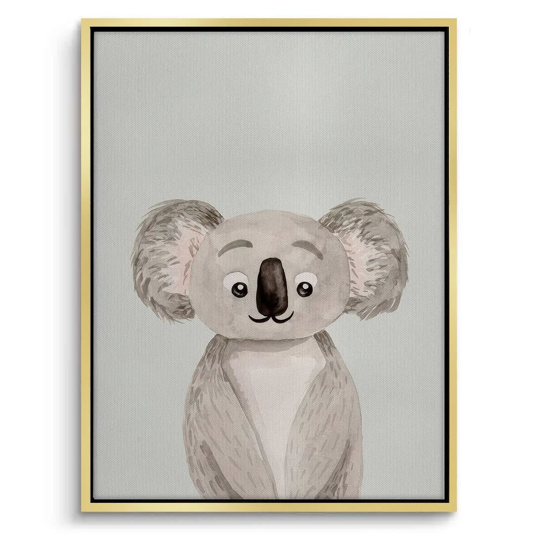 2Minimalist Koala Bear - Canvas