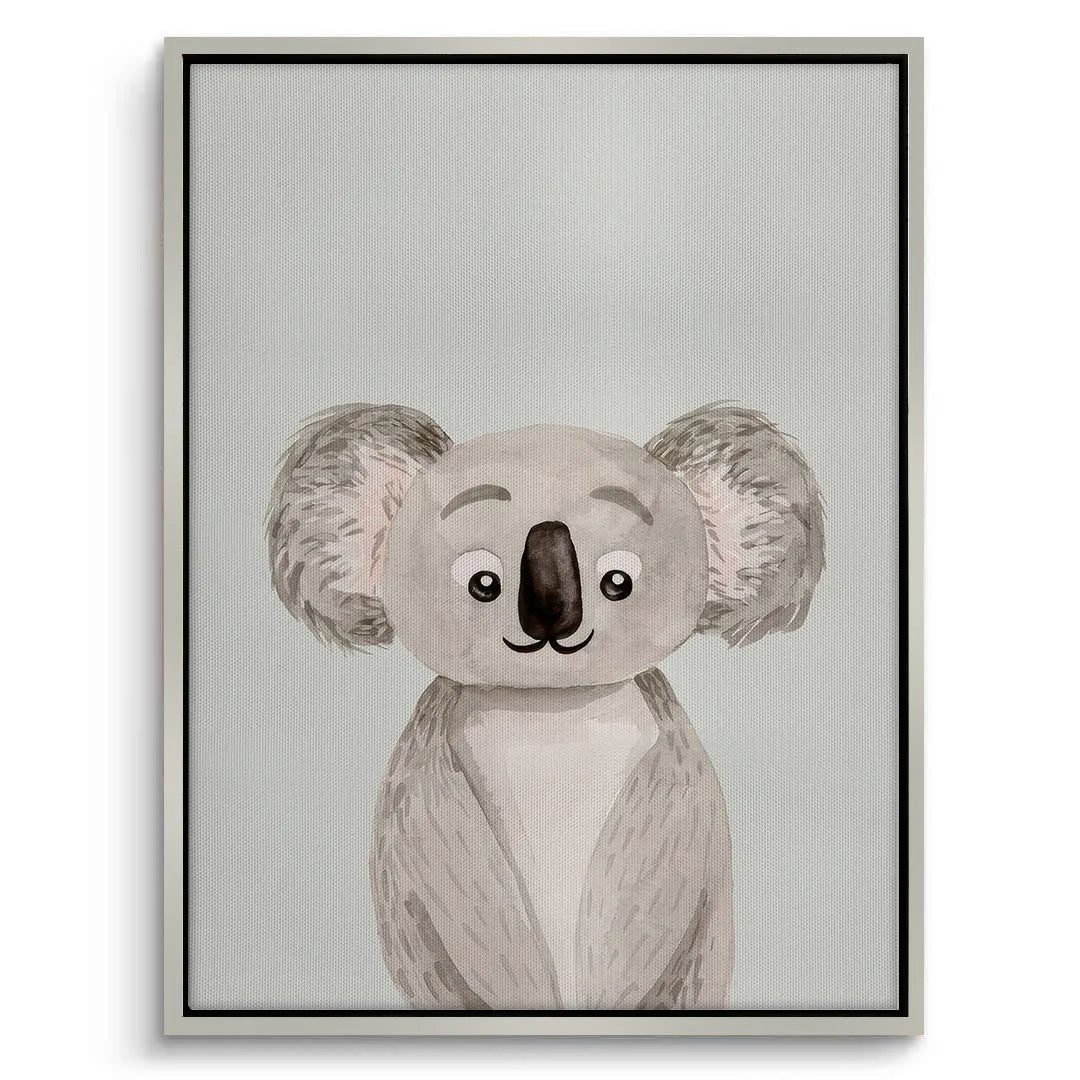 2Minimalist Koala Bear - Canvas
