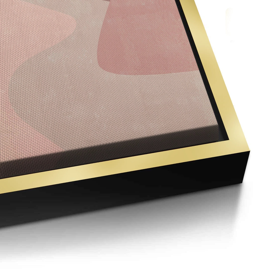 2Minimalist Mauve Sun and River - Canvas