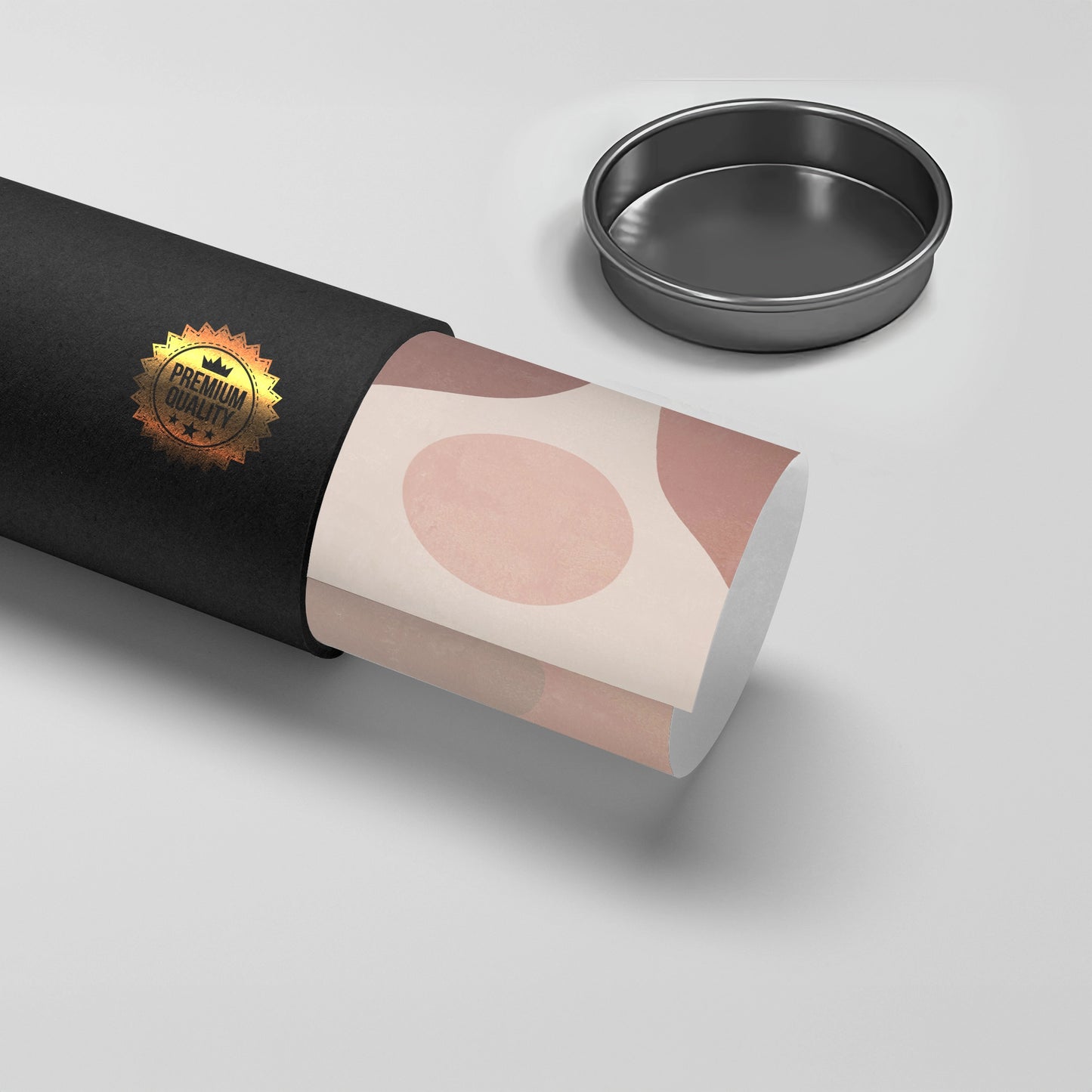 2Minimalist Mauve Sun and River - Poster