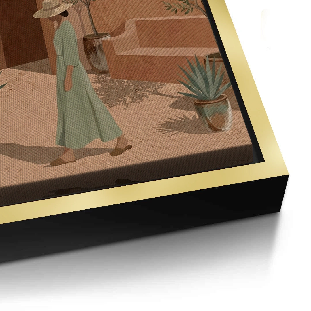 2Minimalist Mediterranean Woman - Canvas