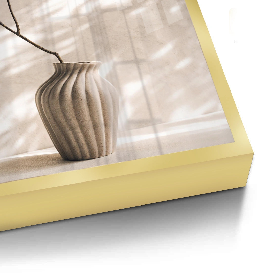 2Minimalist Neutral Ceramic Vase - Fine Art