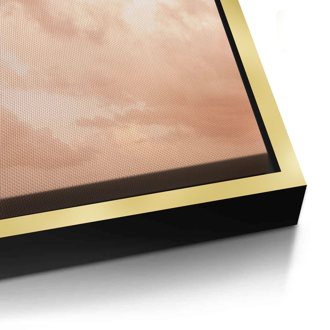 2Minimalist Pastel Peach Cloud - Canvas