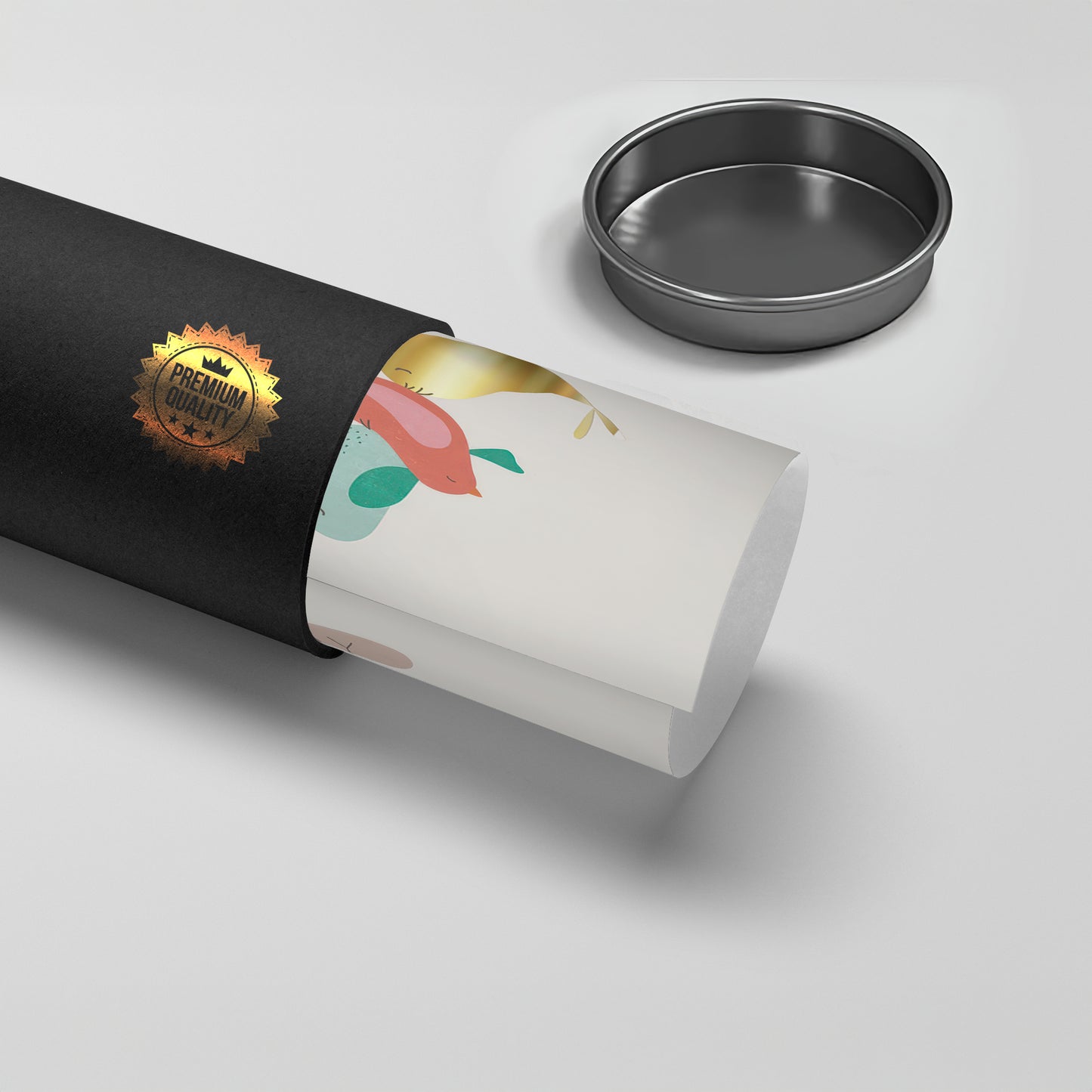 2Minimalist Stacked Birds - Poster