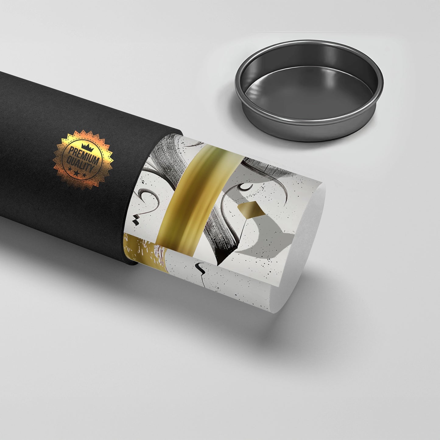 2Modern Black & Gold Calligraphy - Poster