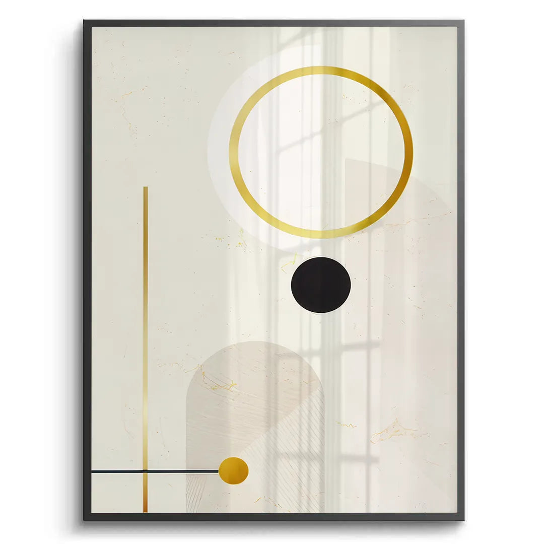 2Modern Geometric Set of 3 - Fine Art