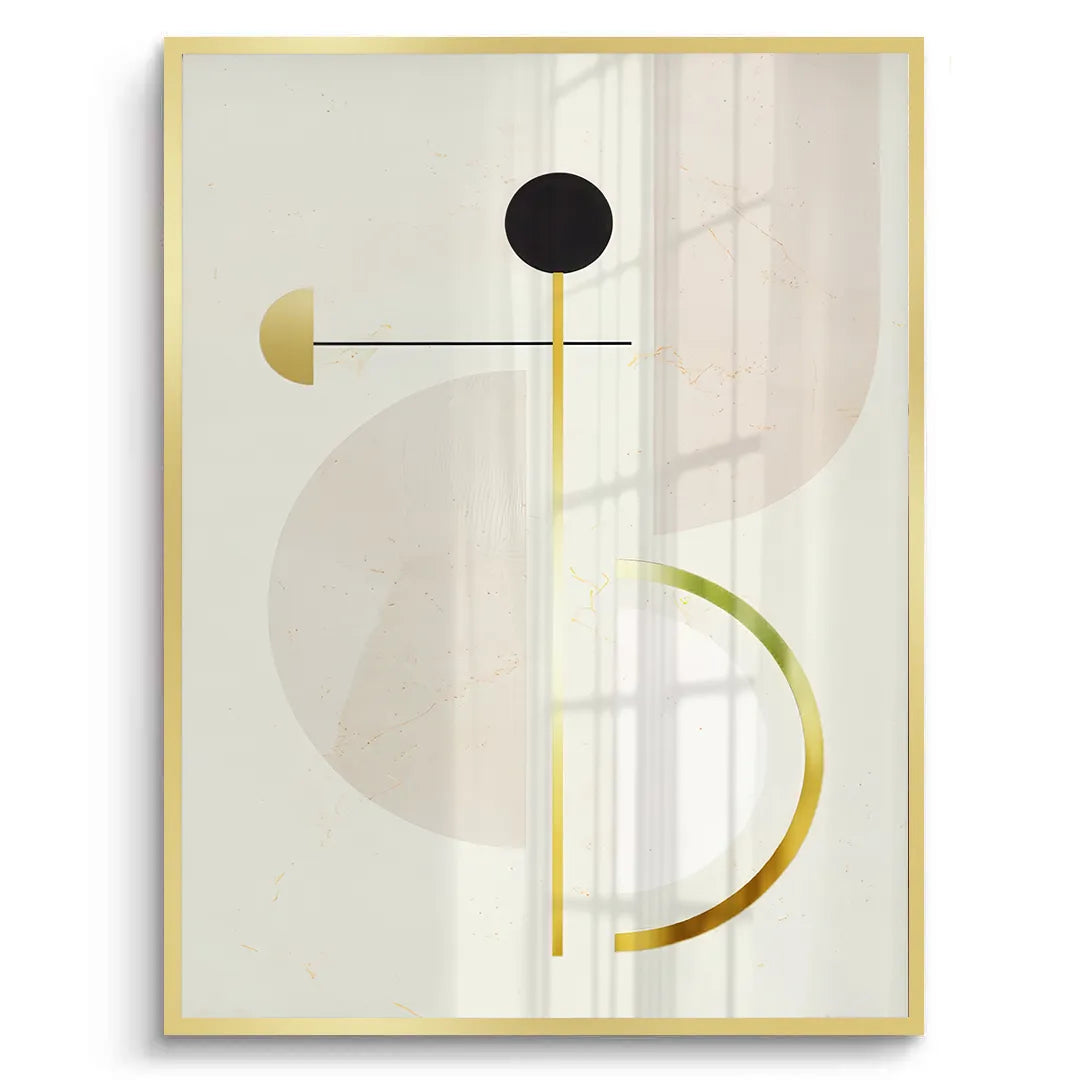 2Modern Geometric Set of 3 - Fine Art