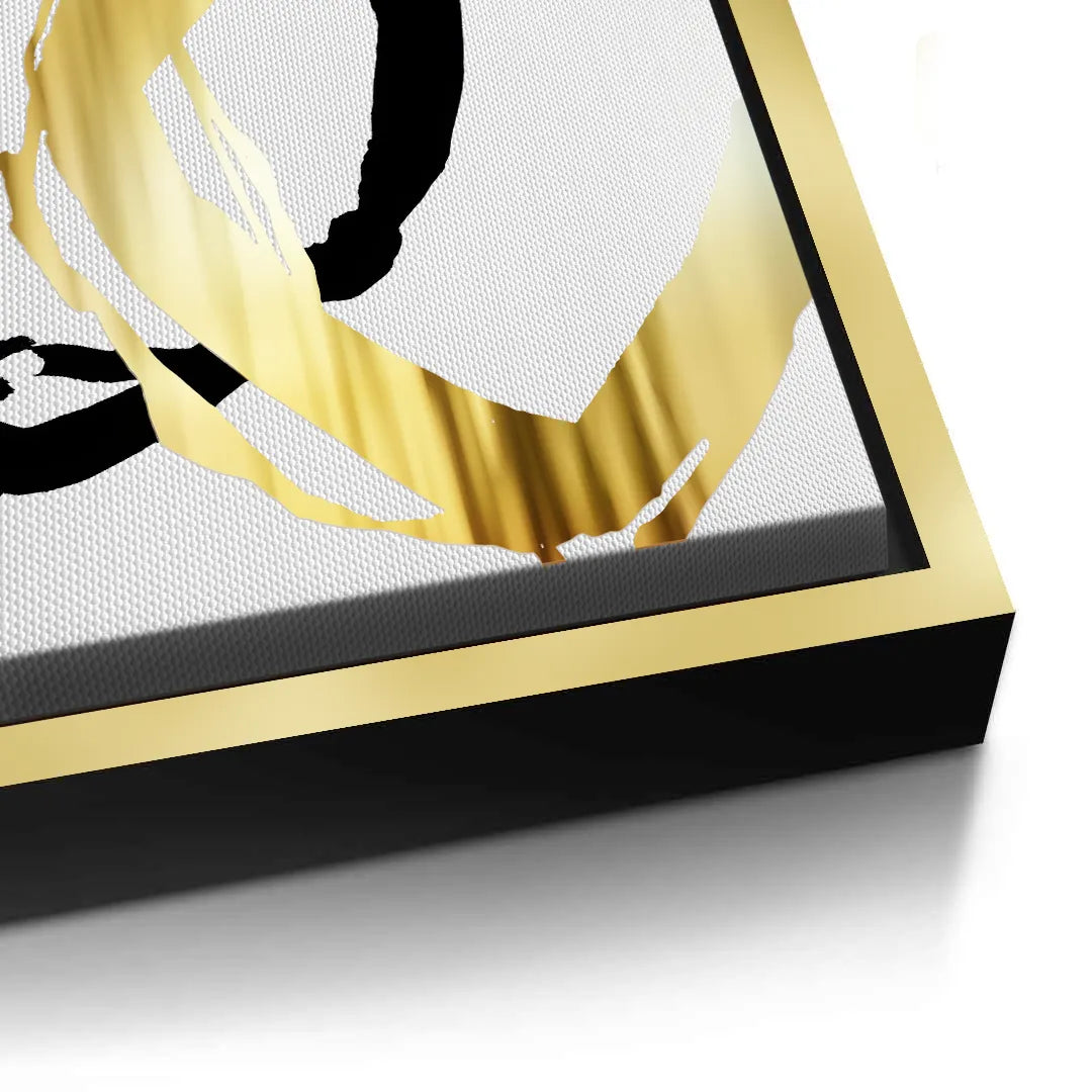 2Modern Interlocking Rings - Canvas