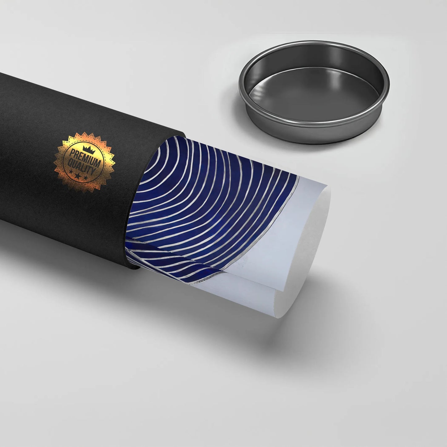 2Modern Navy Blue Set of 2 - Poster