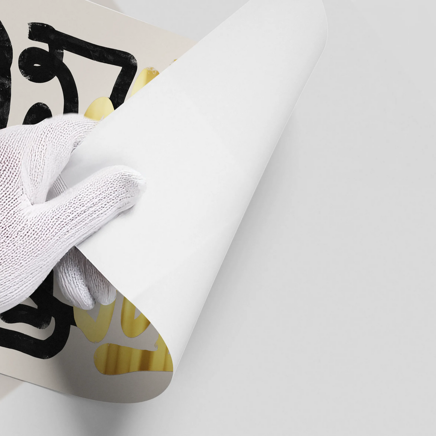 2Monochromatic Calligraphy - Poster