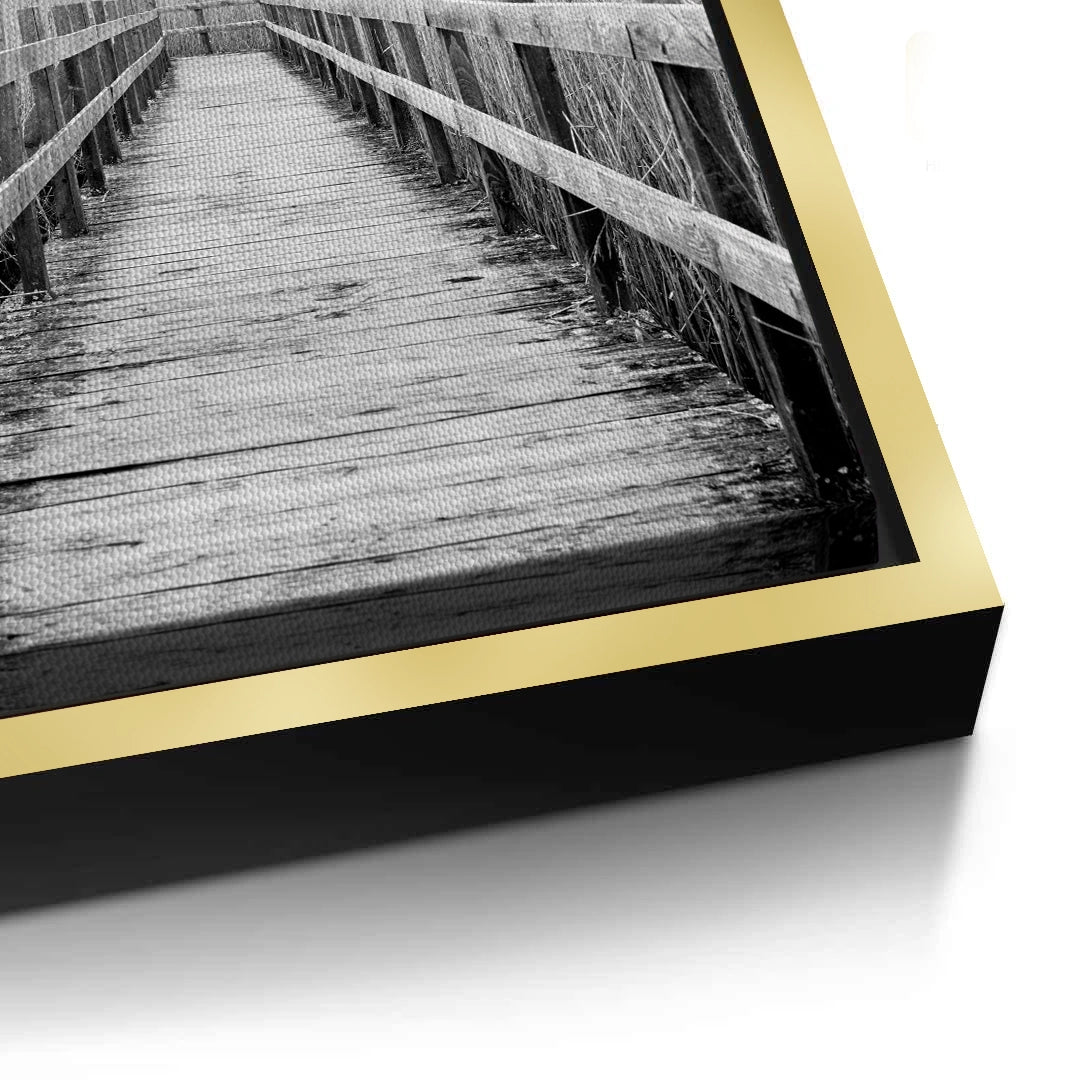 2Monochrome Boardwalk - Canvas