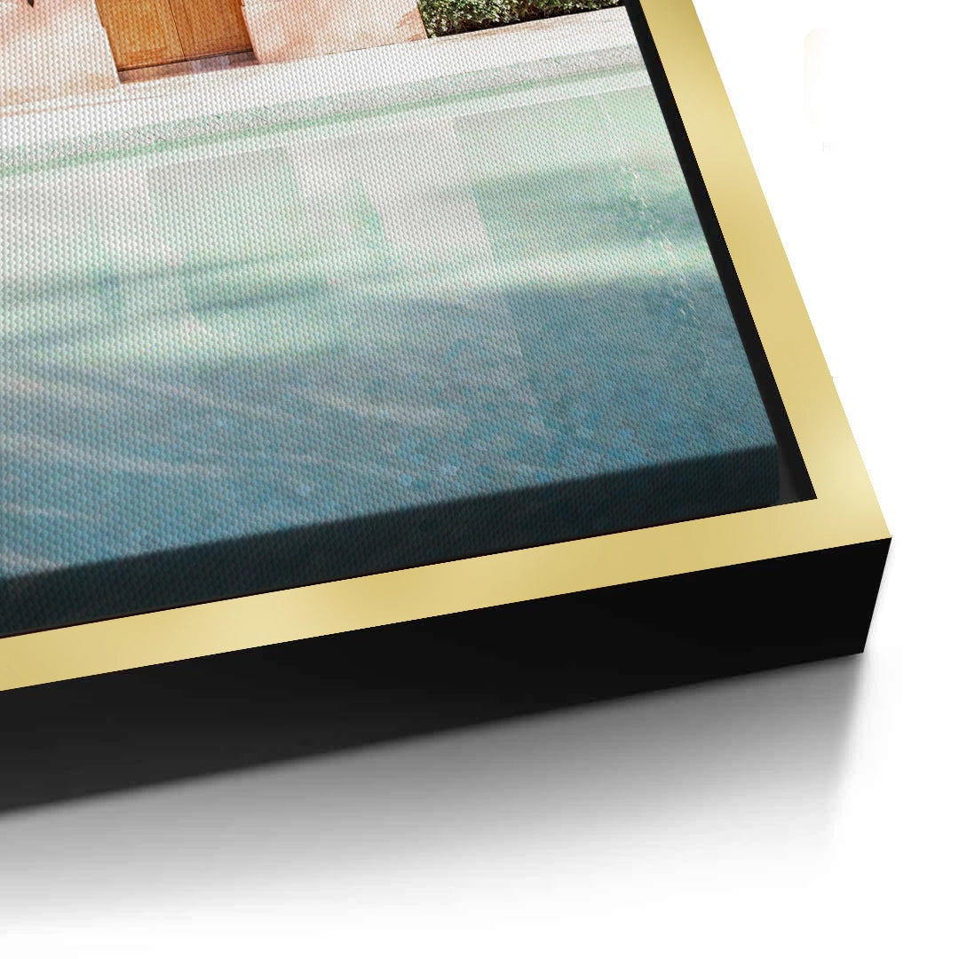 2Moroccan Pink Wall - Canvas