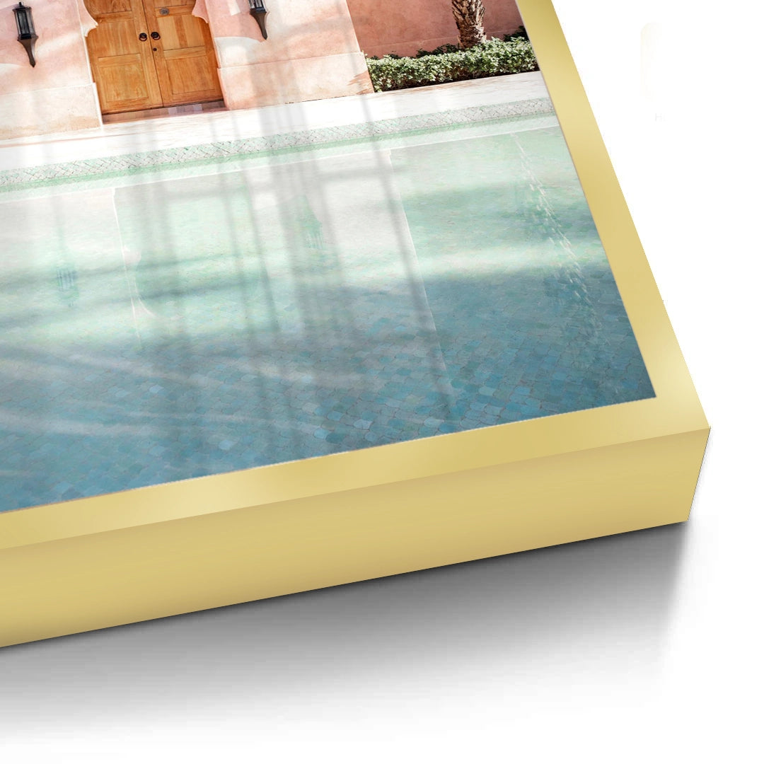 2Moroccan Pink Wall - Fine Art