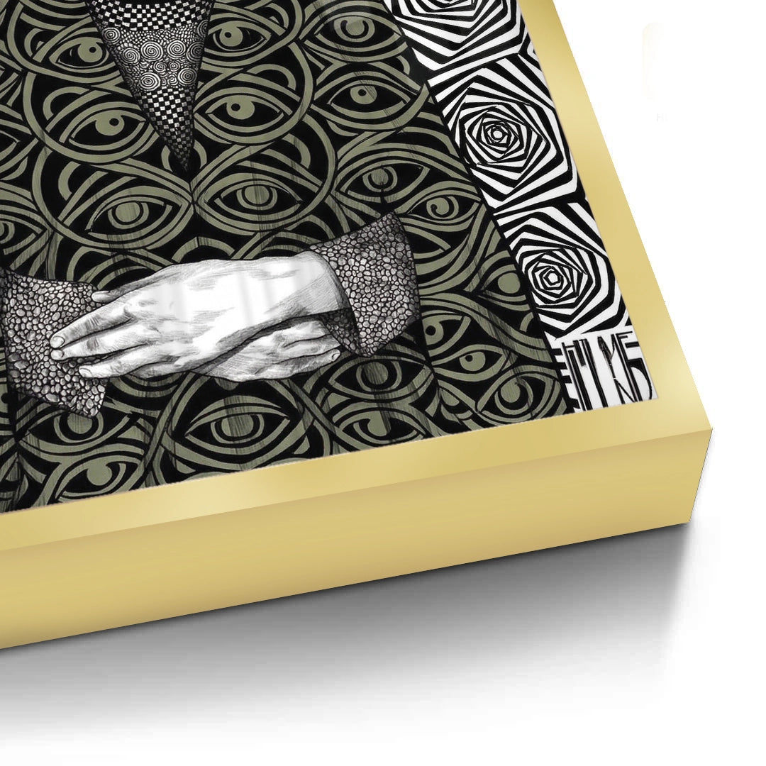 2Mystic Eye Abaya - Fine Art