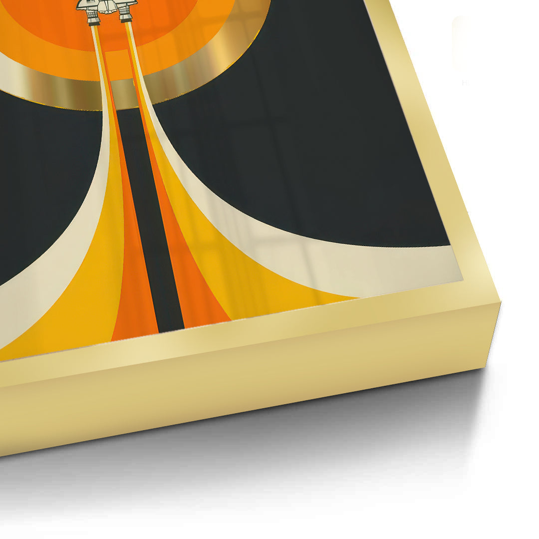 2NASA Inspired Rocket Ship - Fine Art