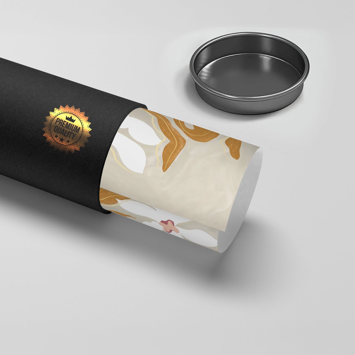 2Neutral Earth Tone Floral - Poster