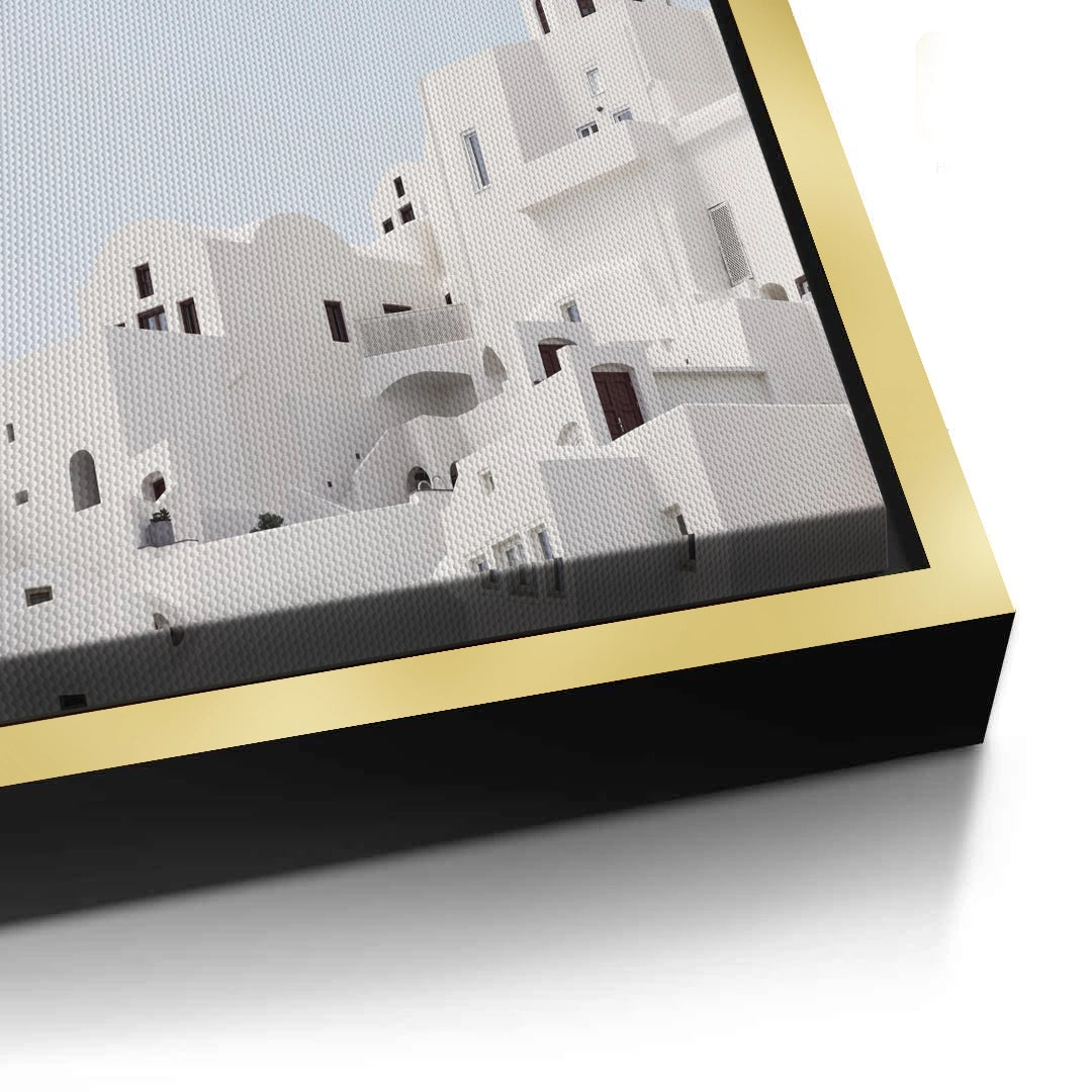 2Oia Santorini White Houses - Canvas