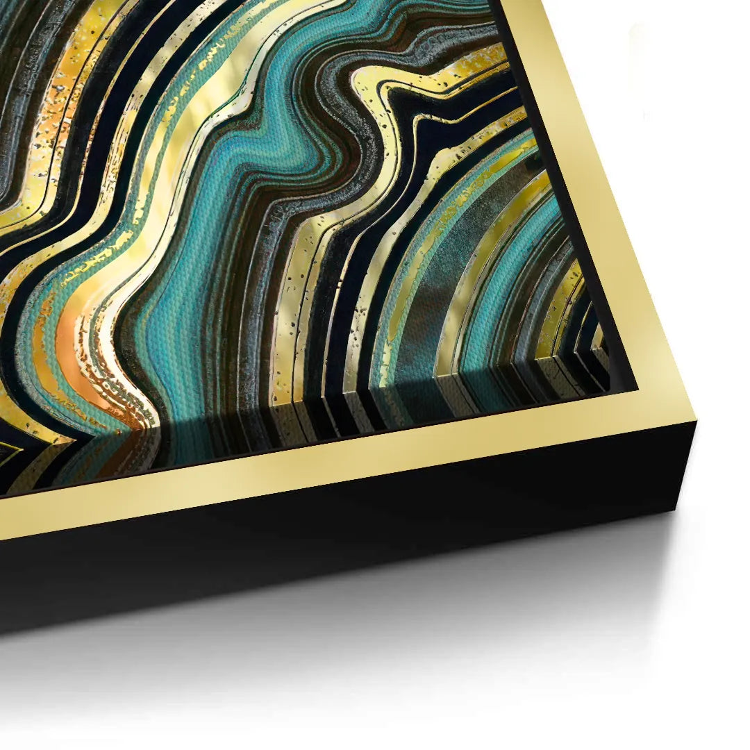 2Peacock Vein Set of 2 - Canvas