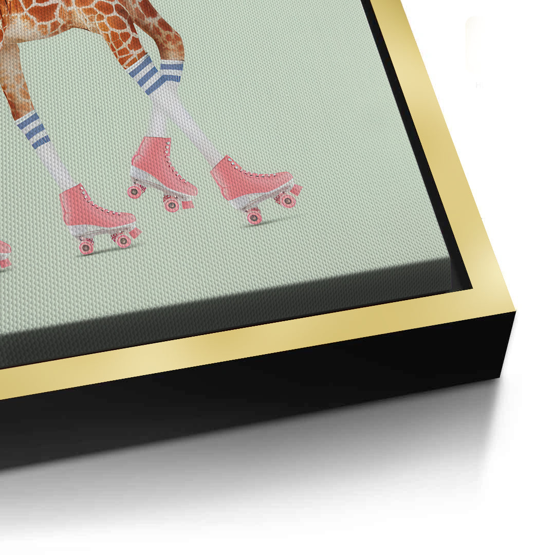 2Pink Roller Skate Giraffe - Canvas