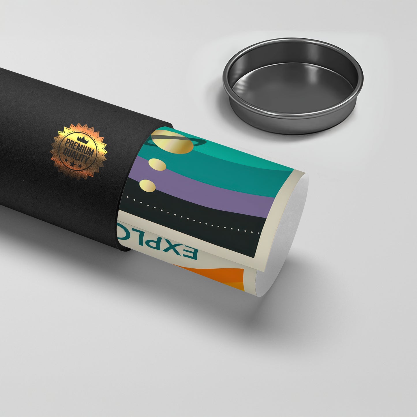 2Retro Minimalist Space - Poster