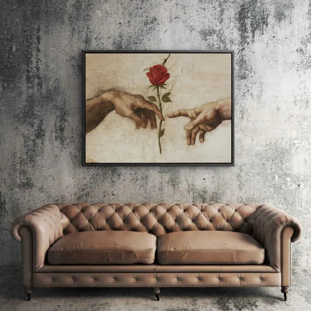 2The Creation of Adam - Canvas