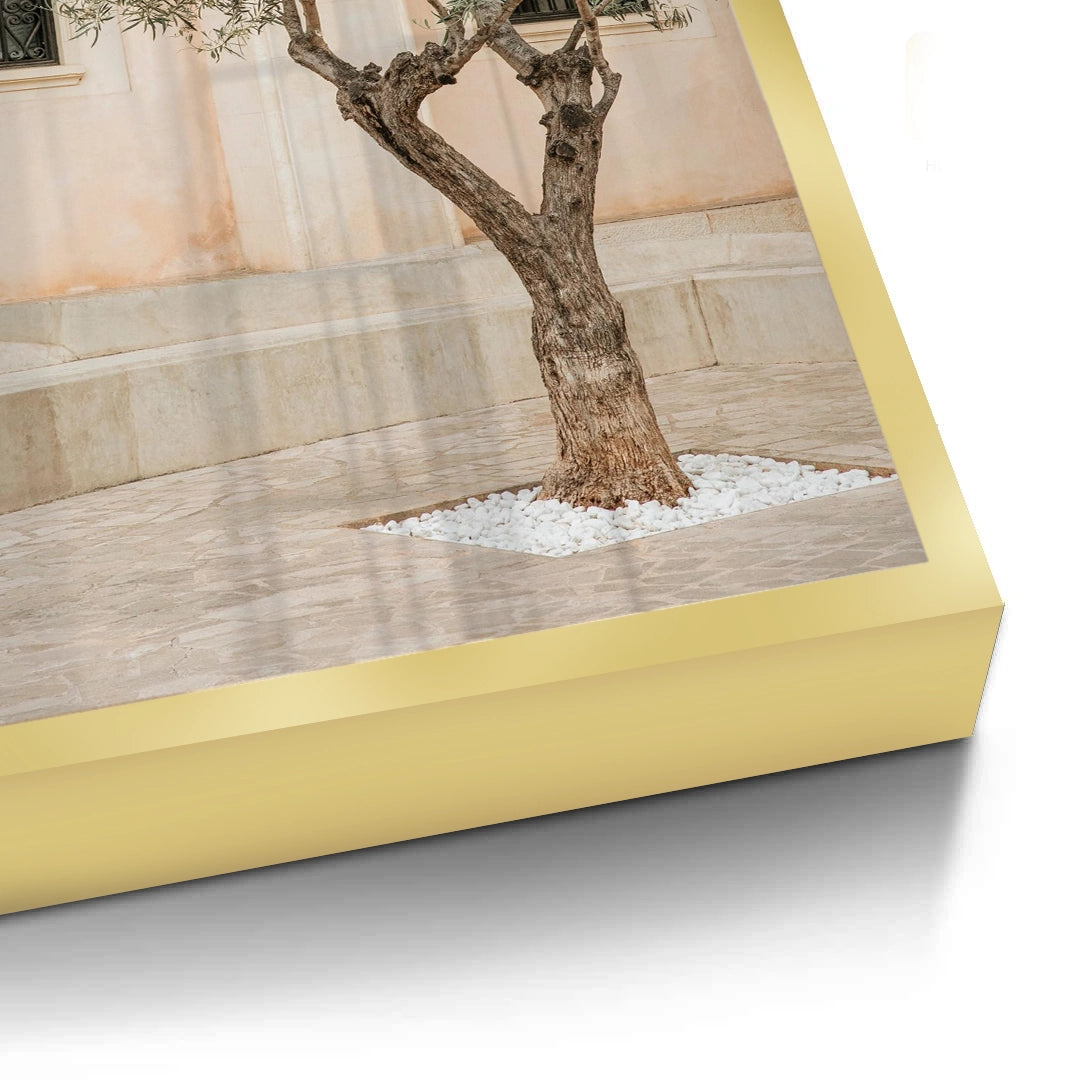 2Rustic Stone Courtyard - Fine Art
