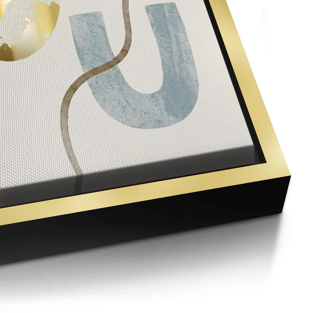 2Sand & Gold Abstract - Canvas