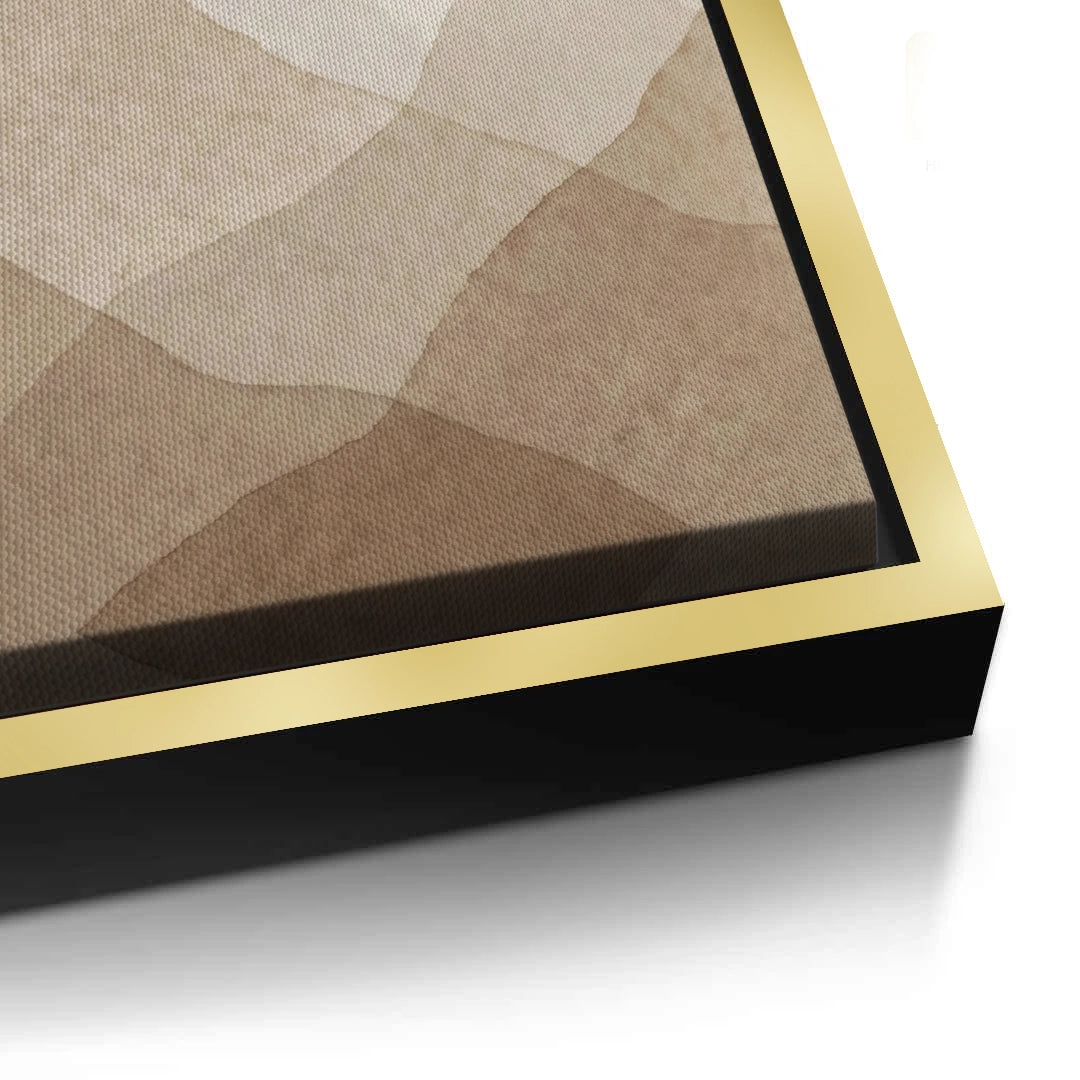 2Sepia Tone Mountain Range - Canvas