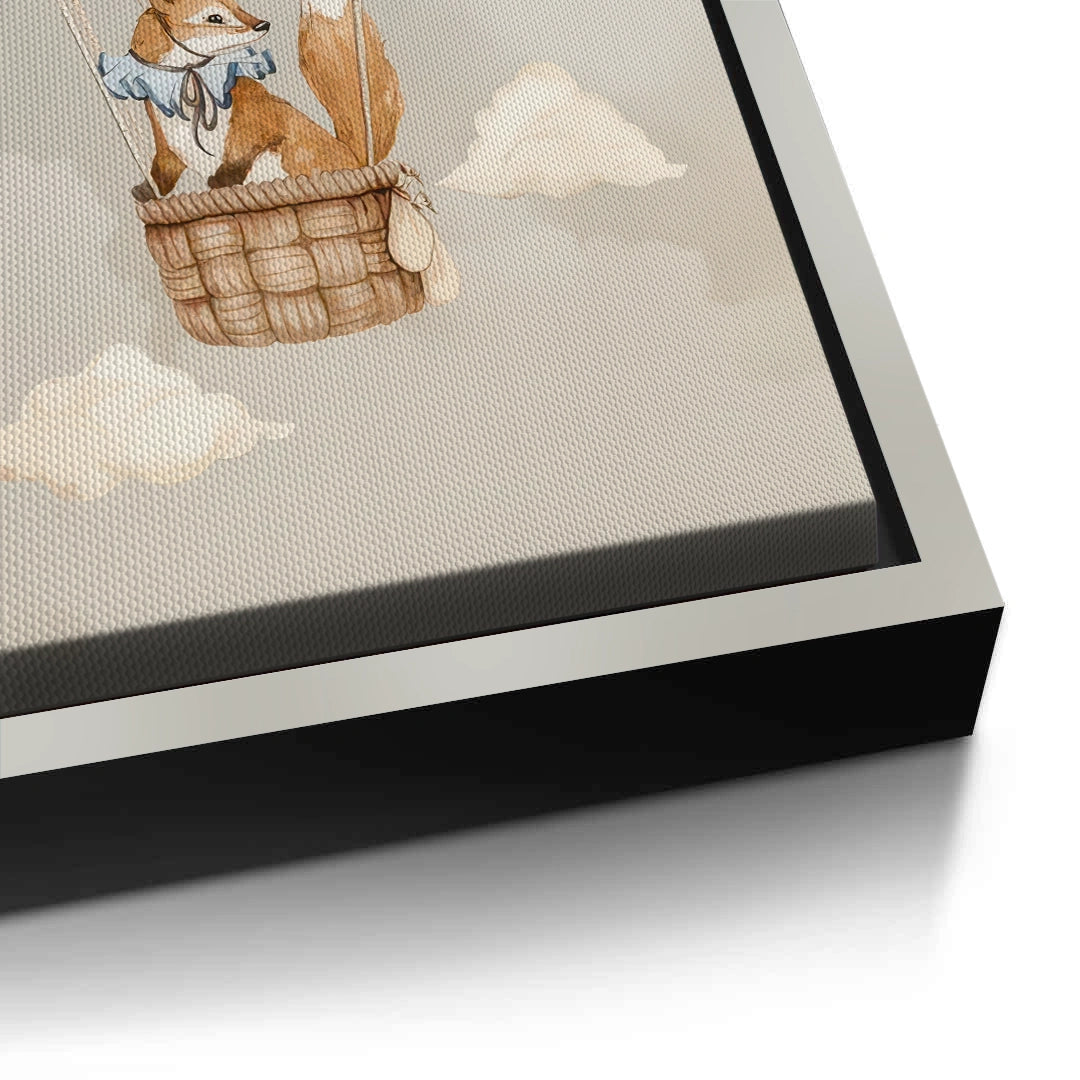 2Dreamy Fox and Deer Balloon Set of 2 - Canvas