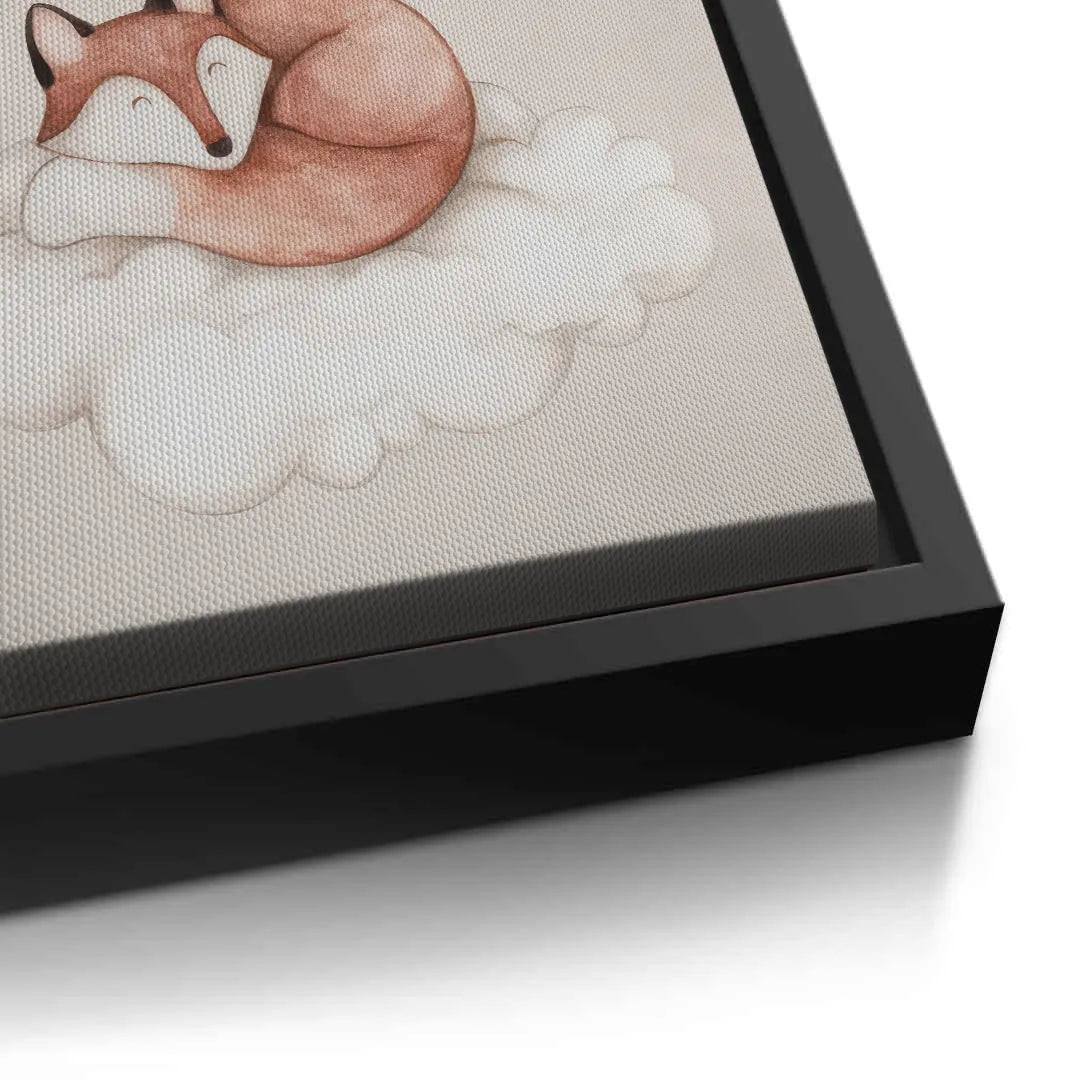 2Sleeping Fox - Canvas