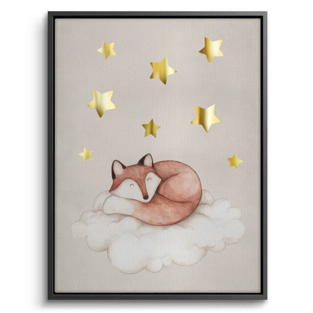 2Sleeping Fox - Canvas