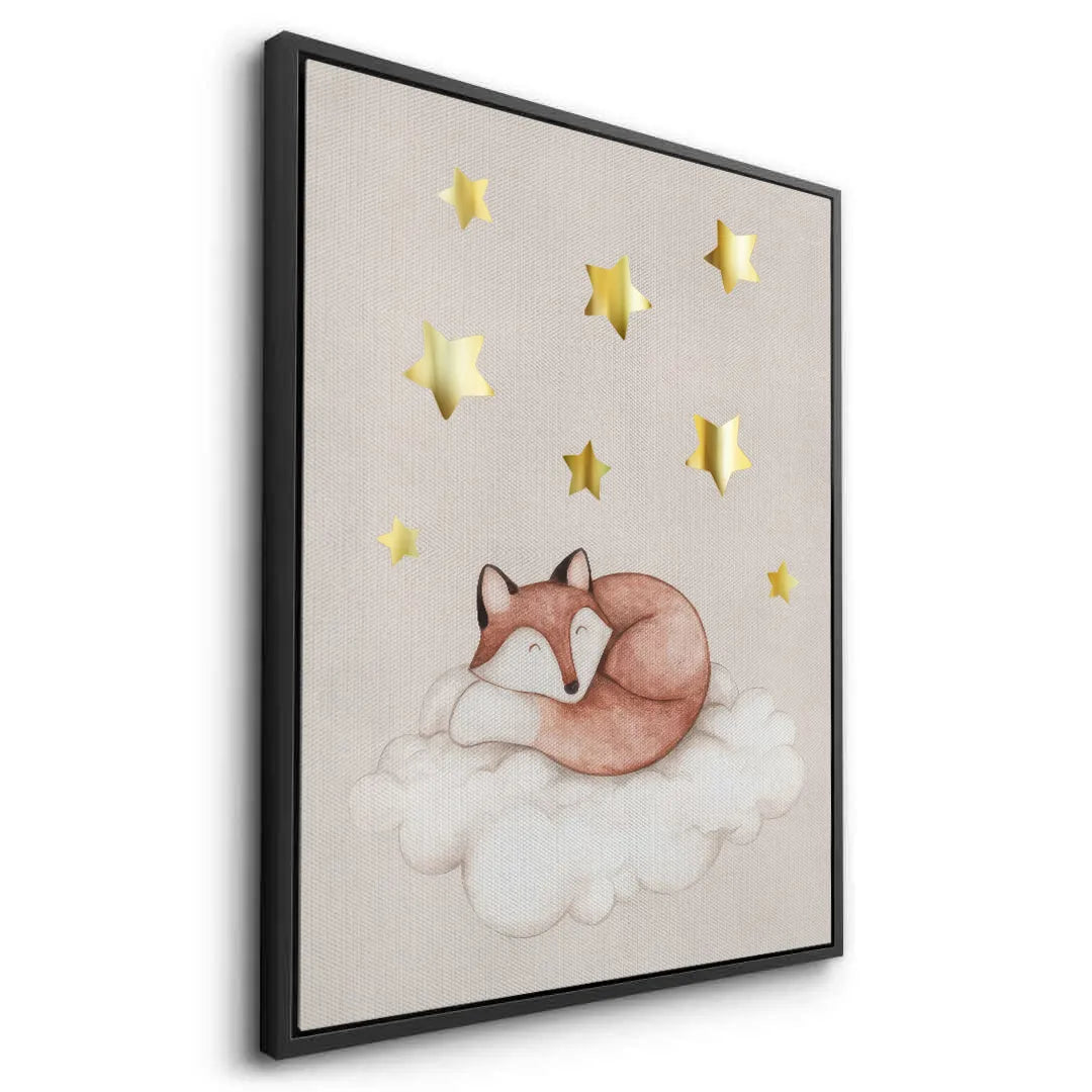 2Sleeping Fox - Canvas