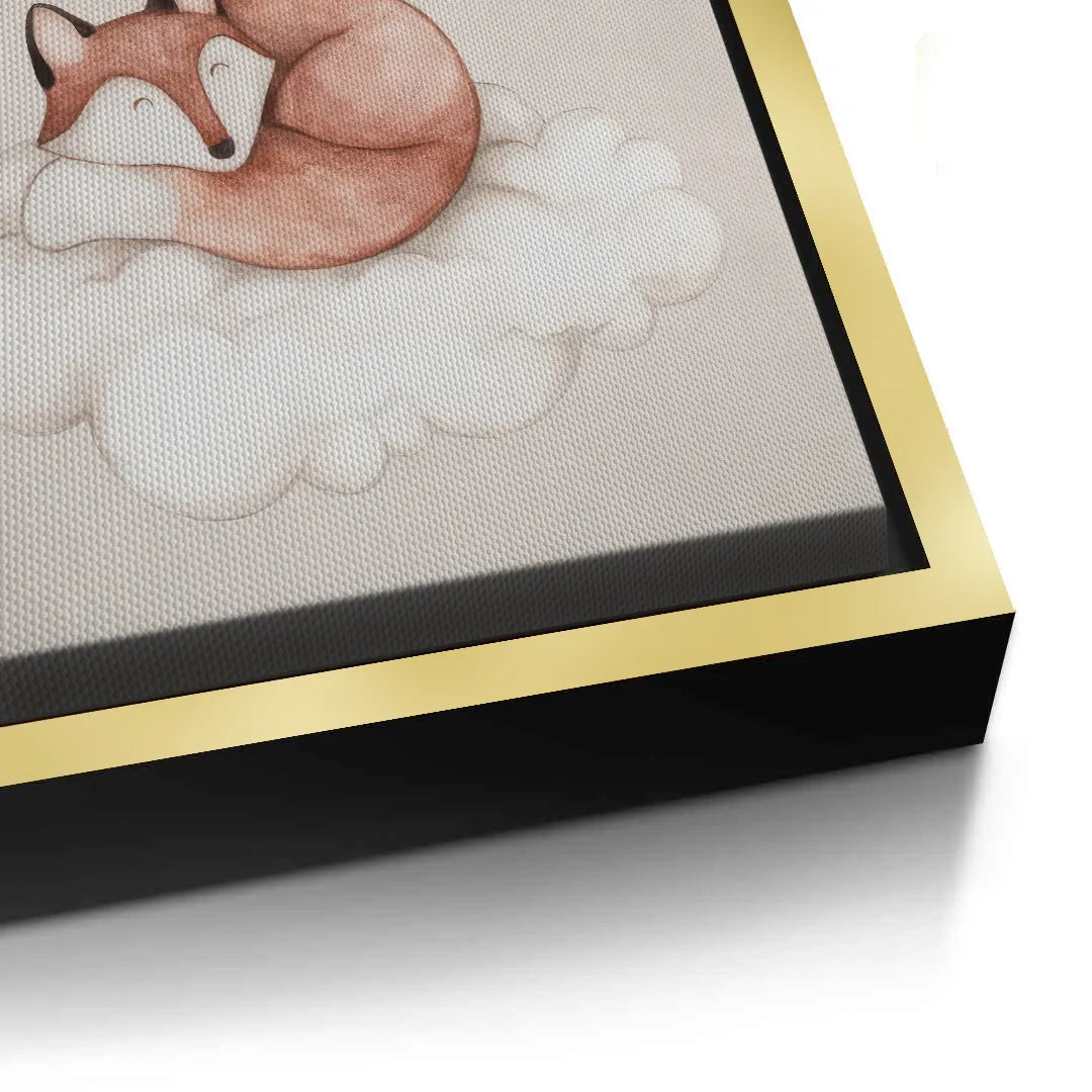 2Sleeping Fox - Canvas