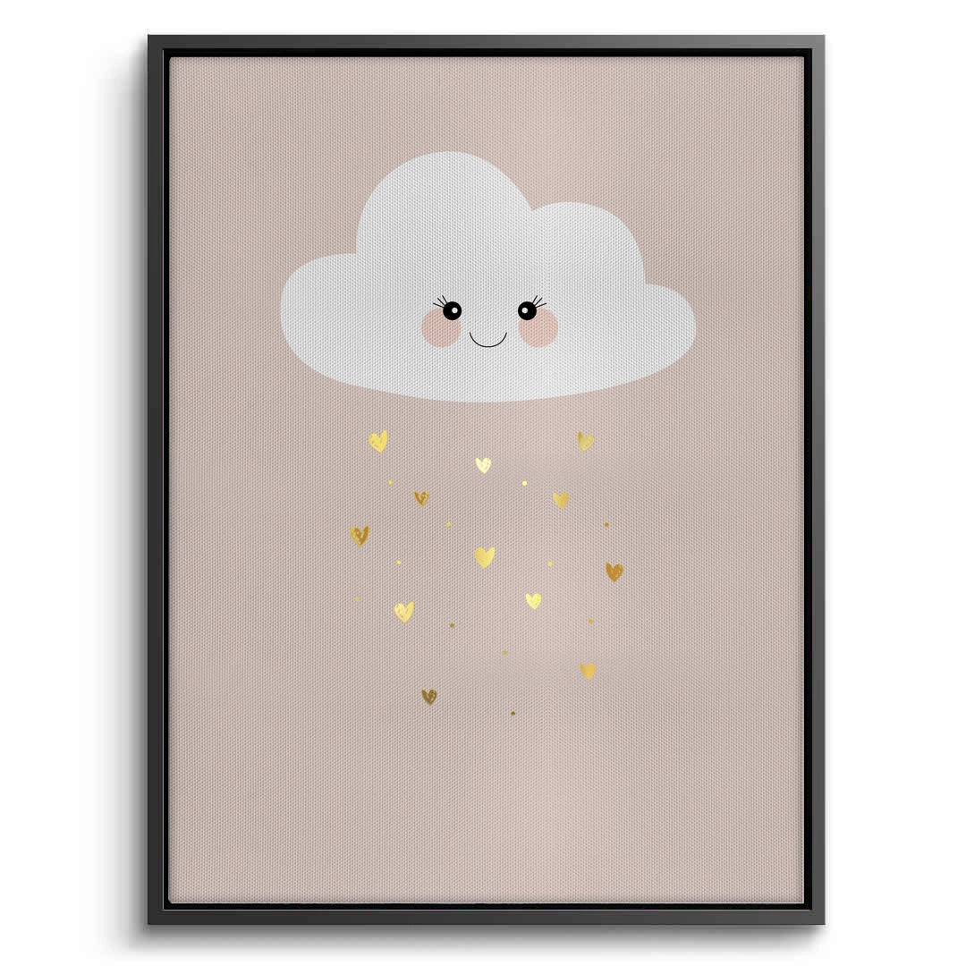 2Smiling Cloud Gold Rain - Canvas