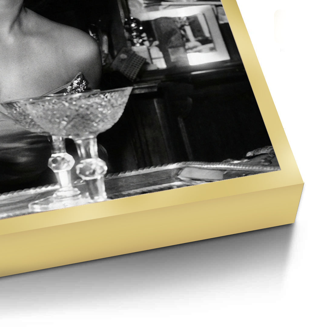 2Sophia Loren Pouring Champagne - Fine Art