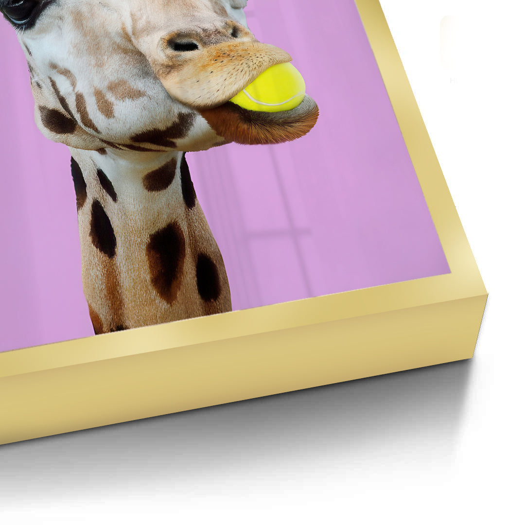 2Tennis Giraffe - Fine Art