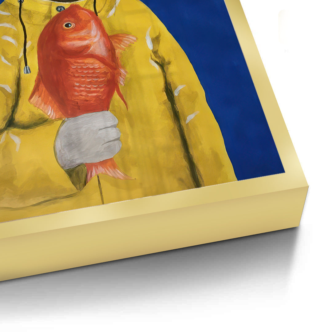 2The Rainy Day Catch - Fine Art