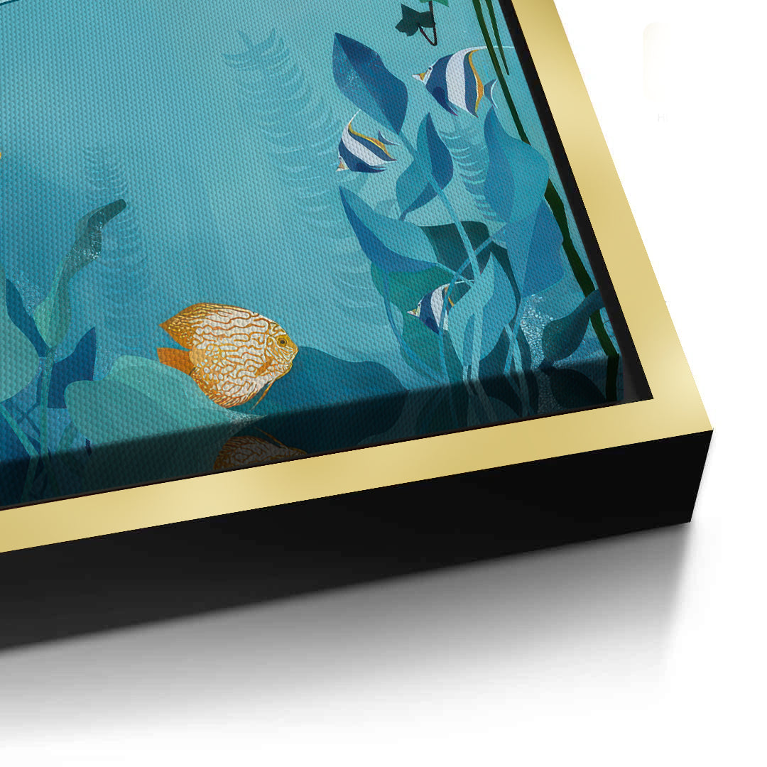 2Tropical Wildlife Above and Below - Canvas