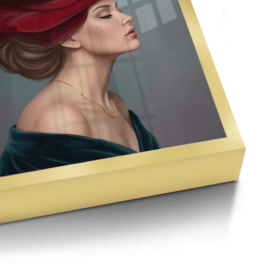 2Velvet Rose Portrait - Fine Art