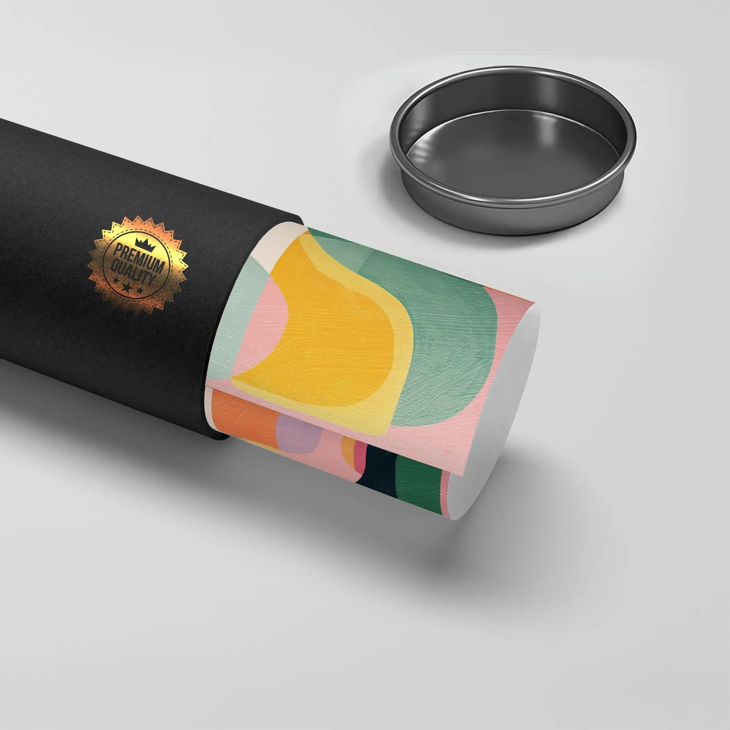 2Vibrant Modern Shape - Poster