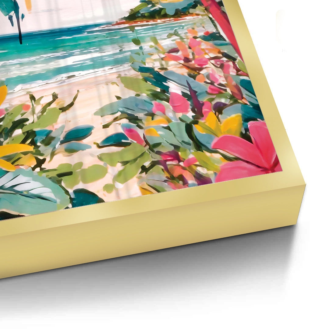 2Vibrant Tropical Palm Tree - Fine Art