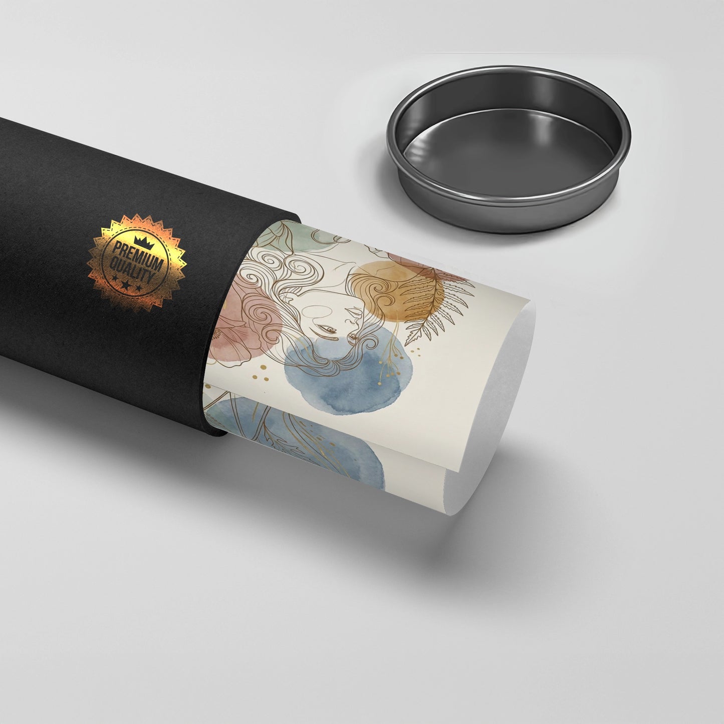 2Watercolor Flowers - Poster