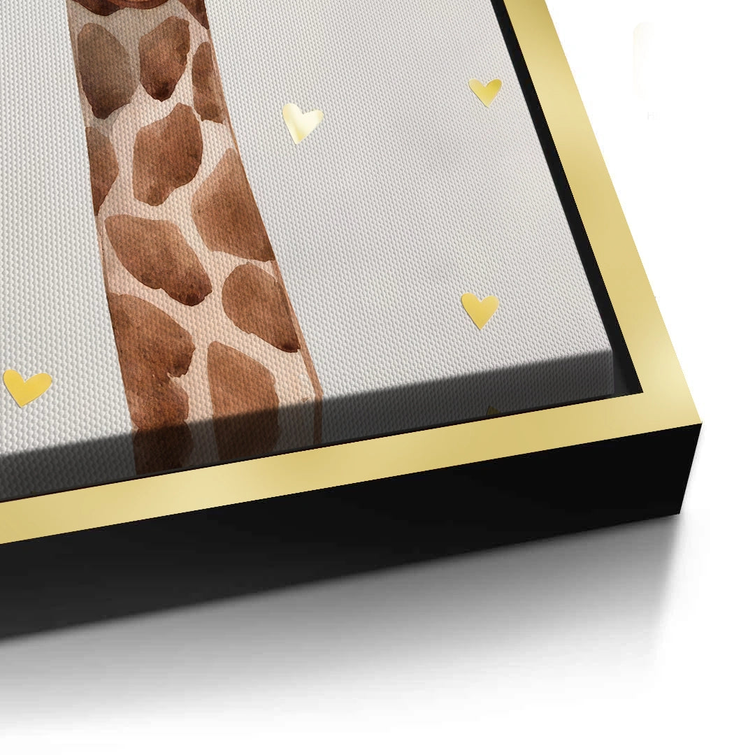 2Watercolor Giraffe  - Canvas