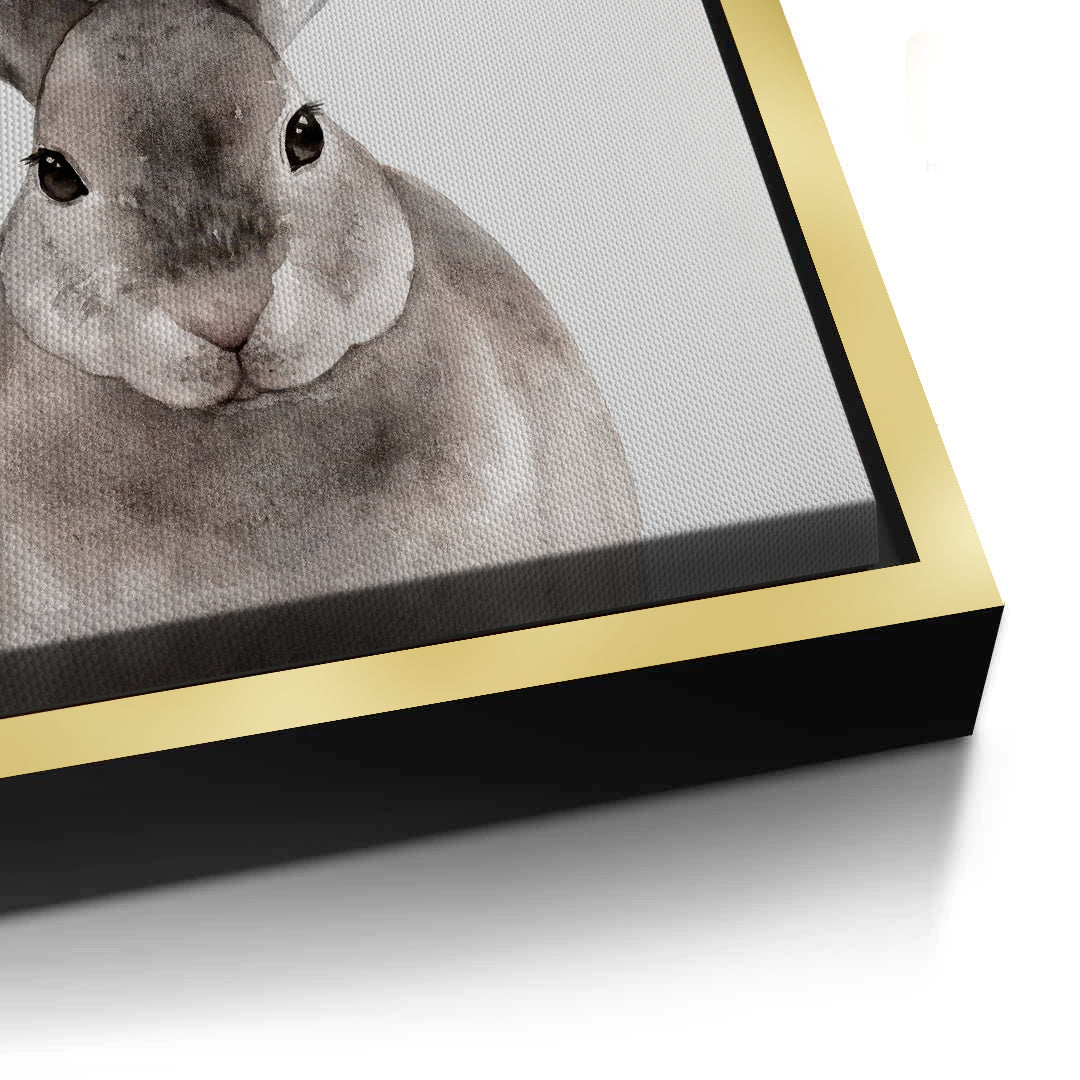 2Watercolor Rabbit - Canvas