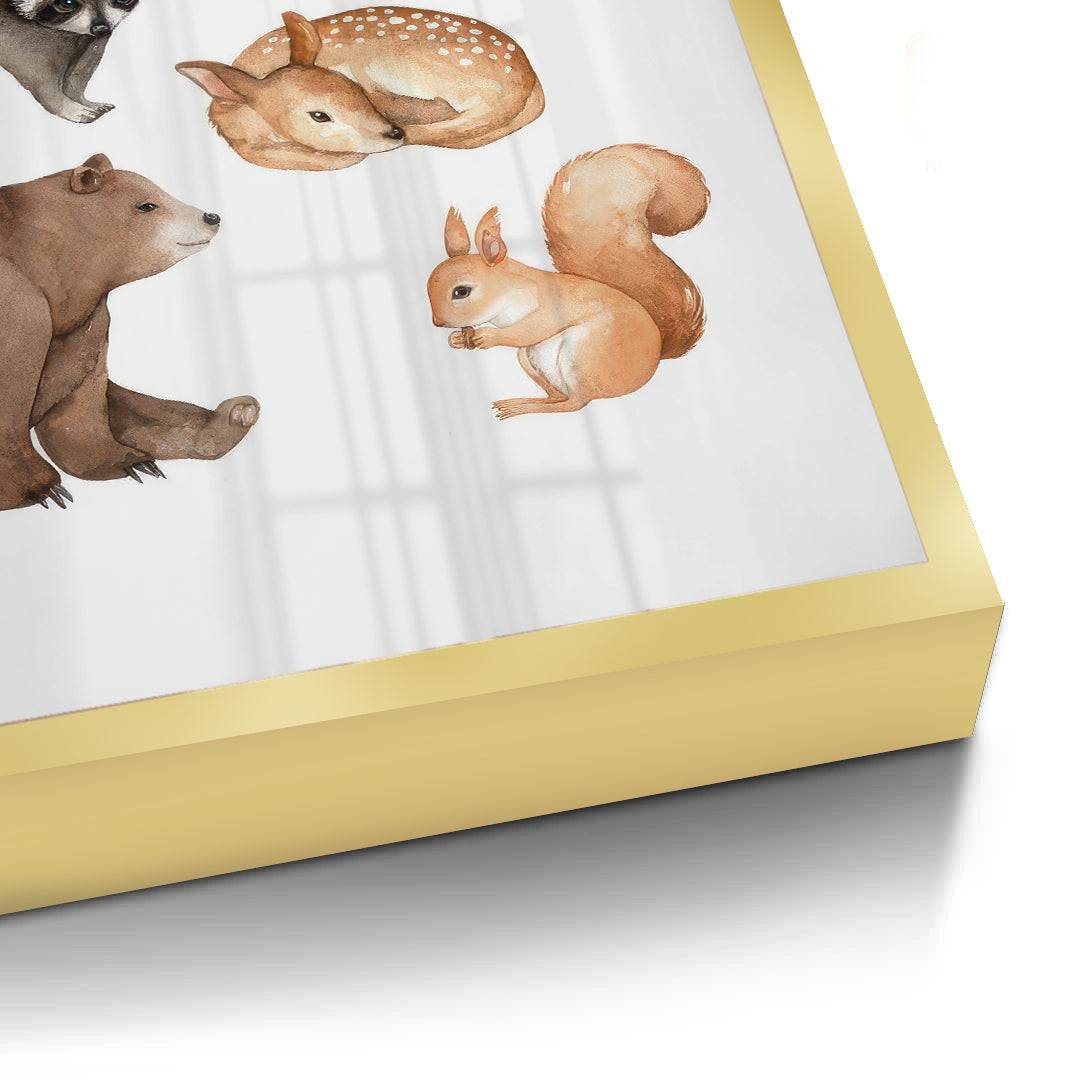 2Woodland Animals - Fine Art