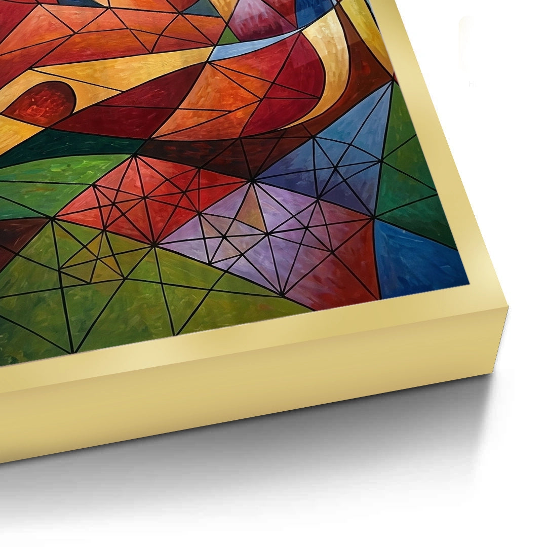 2Modern Abstract Figures - Fine Art