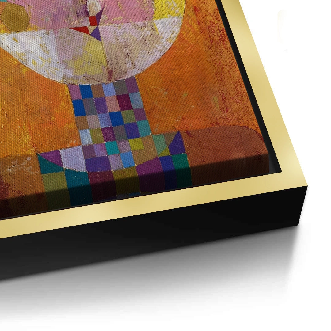 2Geometric Harlequin Portrait - Canvas