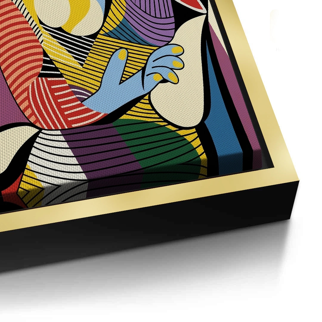 2Geometric Woman Figural - Canvas