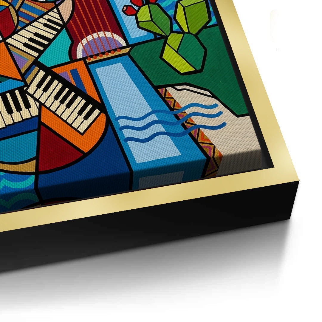 2Desert Melody Pop Art - Canvas