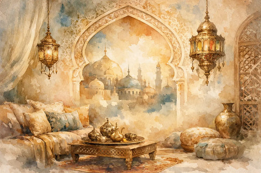 ديكور جداري عربي اسلامي يرفع فخامة المكان